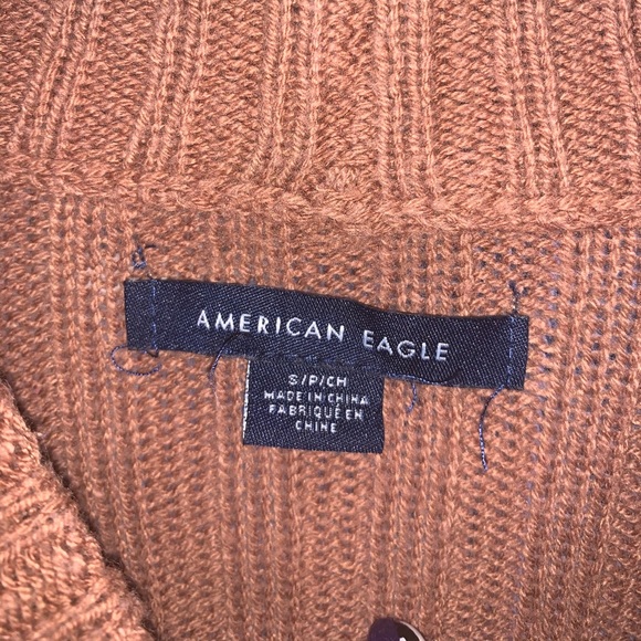 Light Brown Cropped Sweater from AEO - Picture 2 of 2